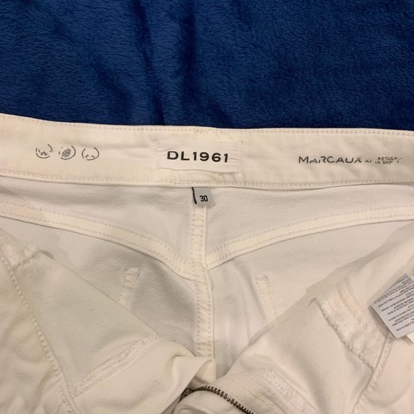 DL1961 Margaux White Instasculpt Ankle Skinny Newport Size 30 - Picture 4 of 5